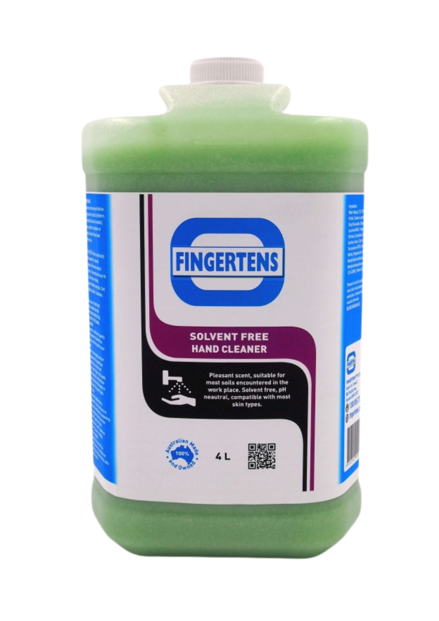 Fingertens Solvent Free Hand Cleaner | 4 Litre Bottle