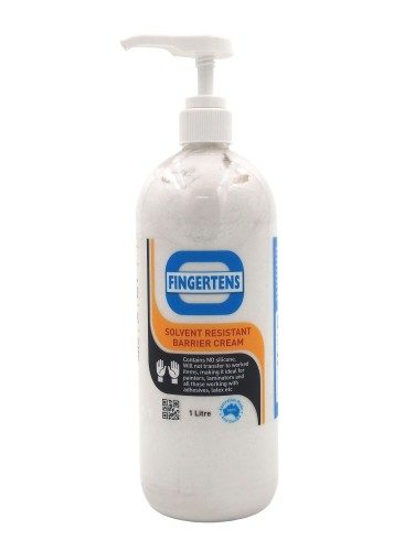 Fingertens Solvent Resistant Barrier Cream 1 Litre Bottles