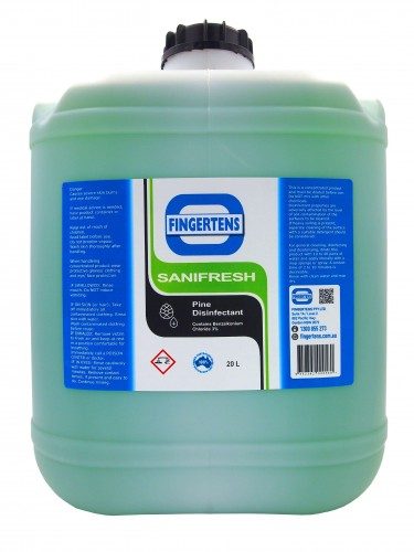 Sanifresh Disinfectant 20 L Drum Pine Fragrance. Contains Quaternary Ammonium Compounds 3.0% W/V