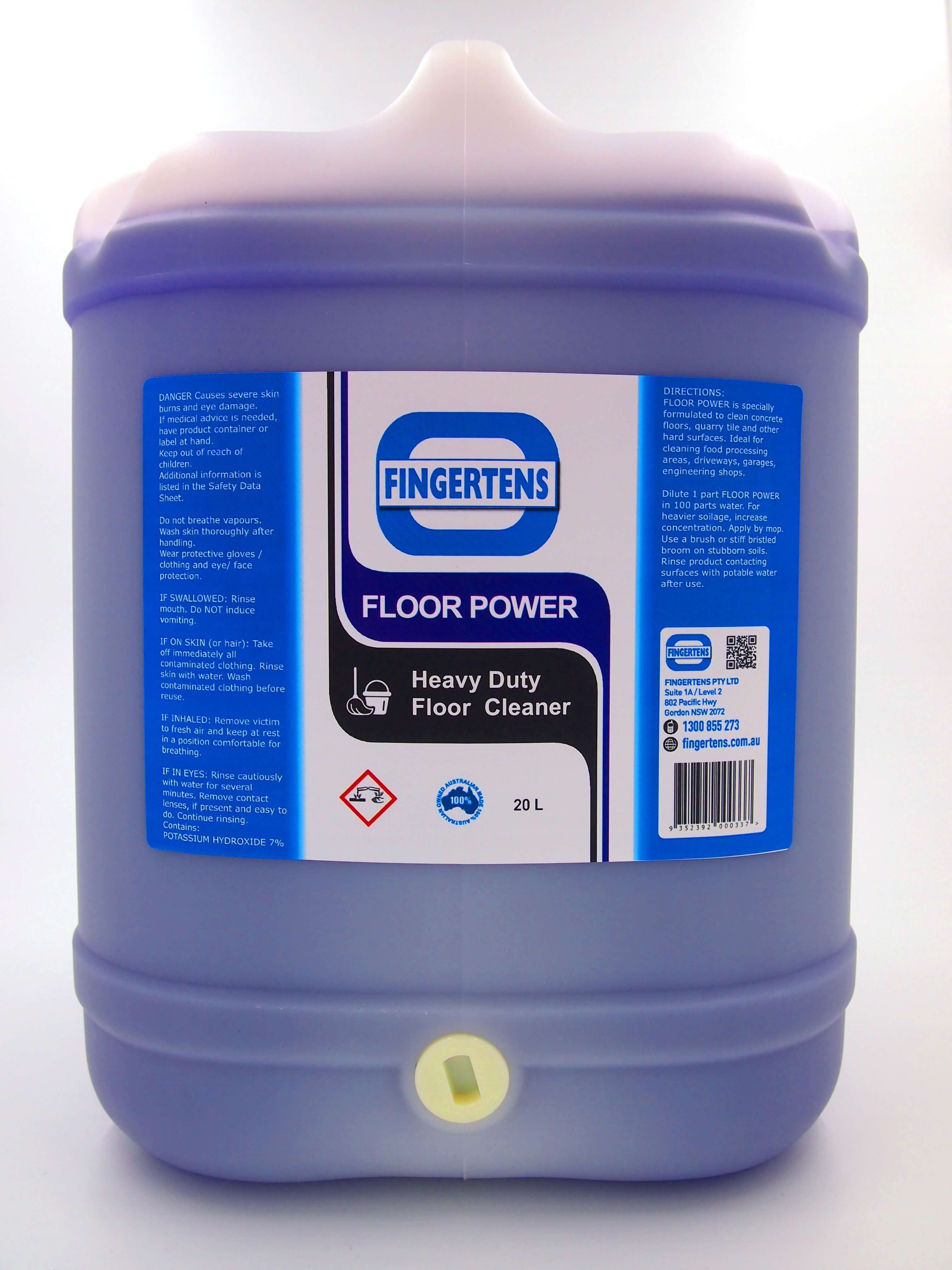 Floor Power Heavy Duty Floor Cleaner 20 L Drum