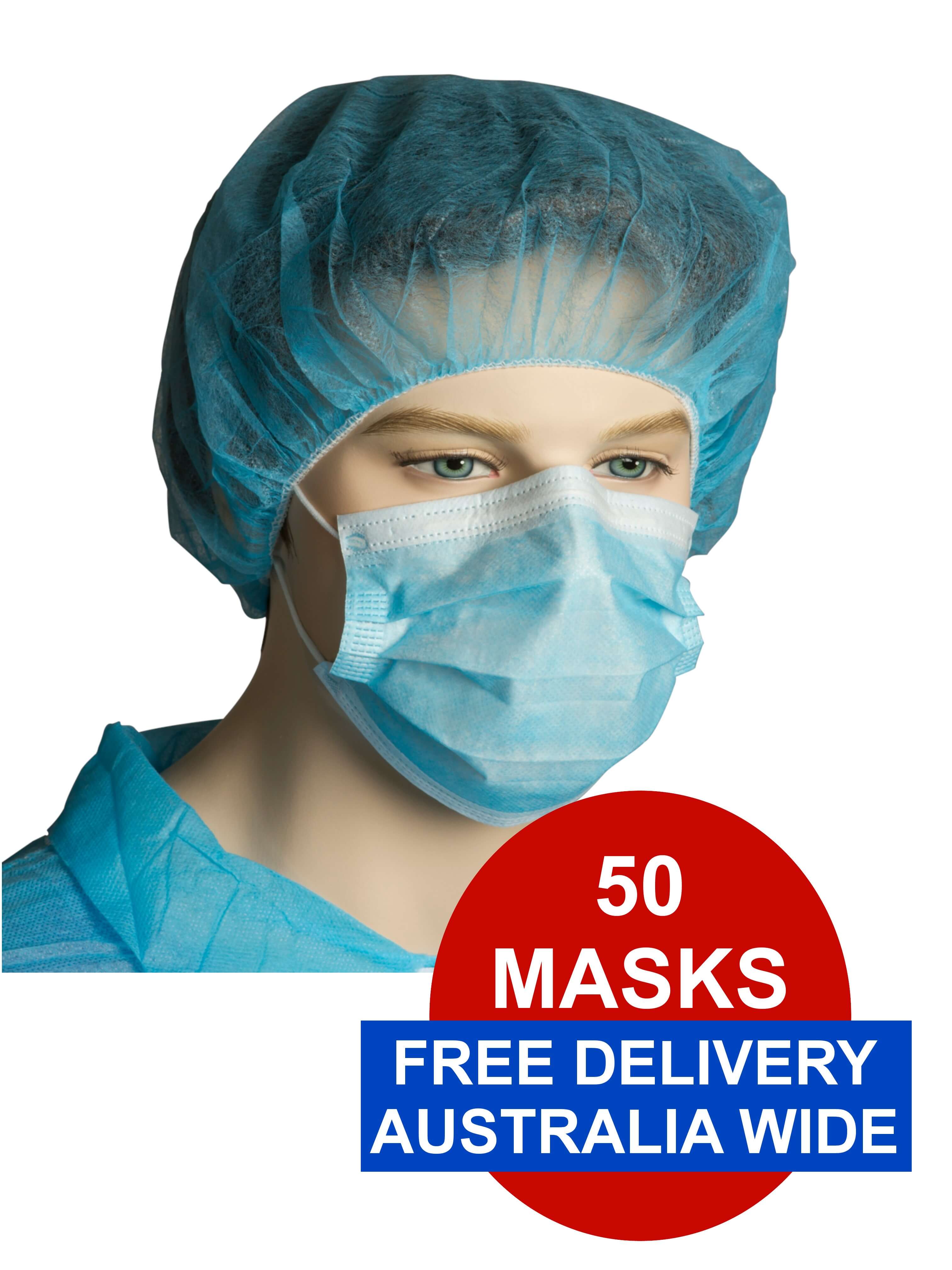 Polypropylene Surgical Face Mask 5o masks per pack