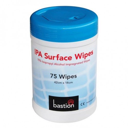 Bastion IPA Surface Wipe - 75 Wipes