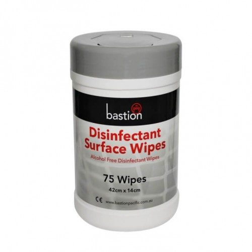 Bastion Disinfectant Surface Wipes - 75 wipes
