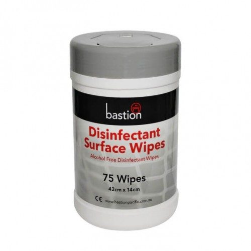 Bastion Disinfectant Surface Wipes - 75 wipes