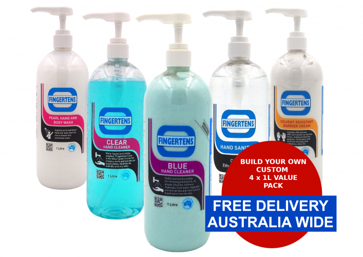 Build Your Own Customised 4 x 1 L Pack - FREE Shipping Australia Wide. Prices start from