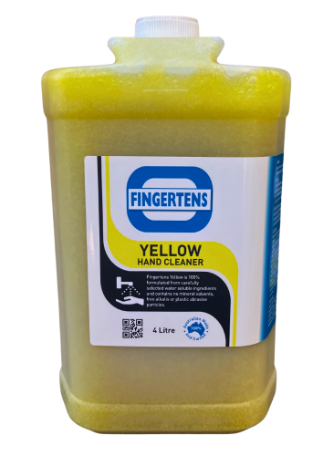 Fingertens Yellow Hand Cleaner 4 Litre Bottles