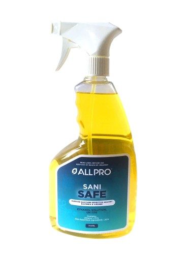 Sani Safe 750ml - Surface Sanitiser - 12 bottles per carton