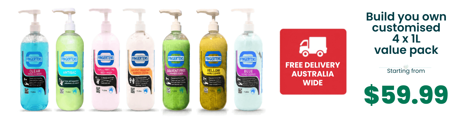 Build your own customised 4 x 1L value pack, starting from $59.99, free delivery Australia wide