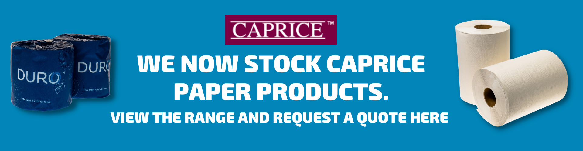 Caprice Paper Banner